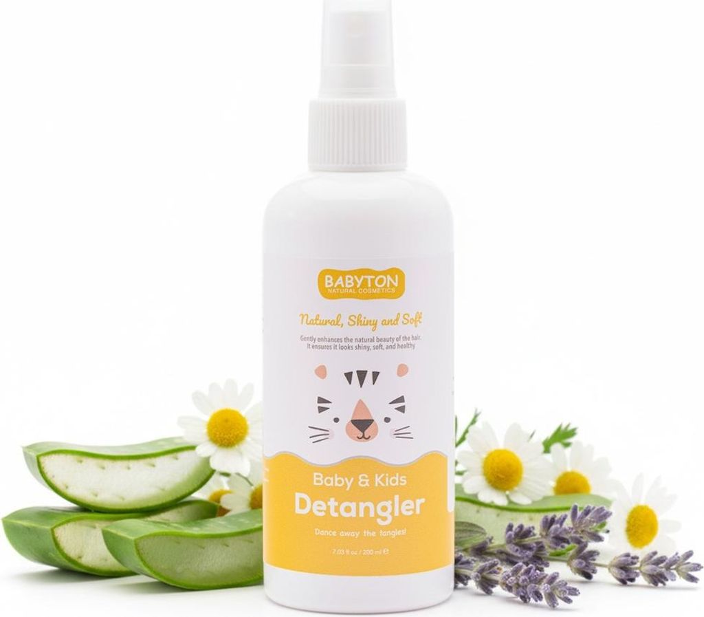 Babyton Baby & Kids Detangler Spray 200ml | Sanft, Natürlich & Knotenfrei