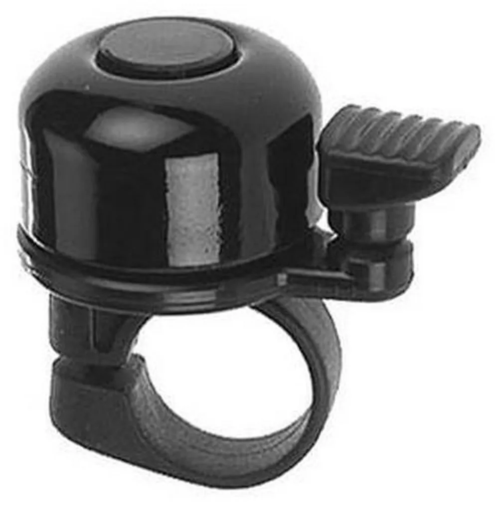 Sonnette Radon Bell Mini 35 mm Noir - Accessoire de Vélo Discret et Puissant