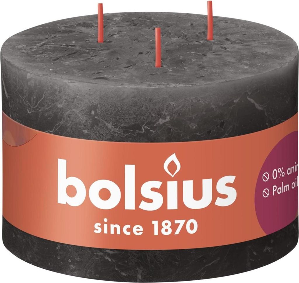 Bolsius Rustik 3Docht Candle Stormy Obrázek produktu 