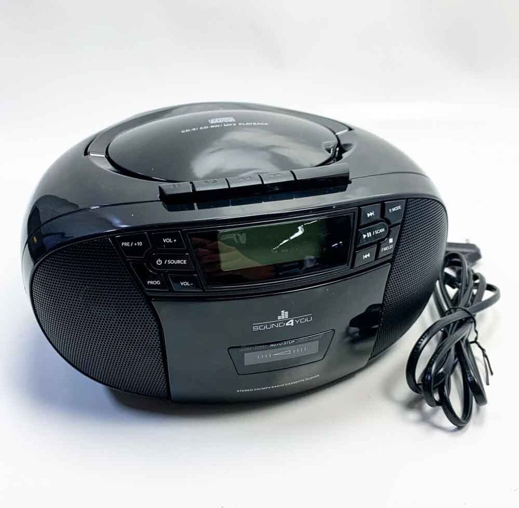 SCHWAIGER 658026 CD-Player mit Kassette und Radio MP3 USB Produktbild 