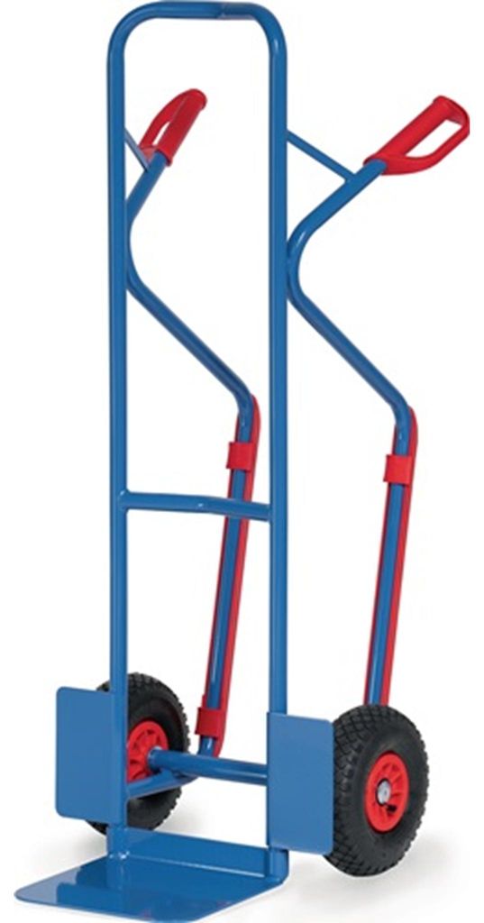 fetra Stahlrohr Transportkarre B1330L Kunststoff Gleitkufen Speditionsversand