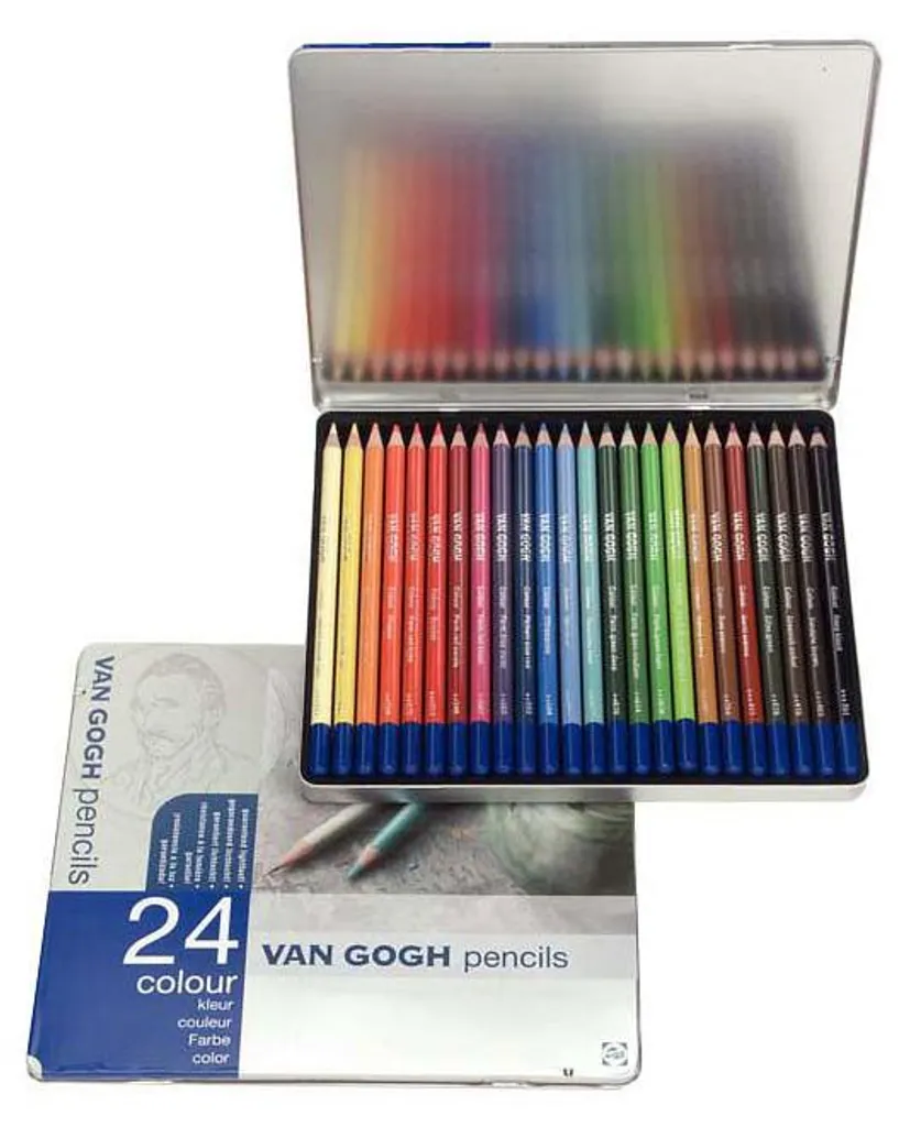 Set de 24 crayons de couleur Van Gogh avec pigments haute résistance