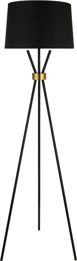Lampadaire de salon LUNA Noir et Or idéal pour une ambiance cocooning
