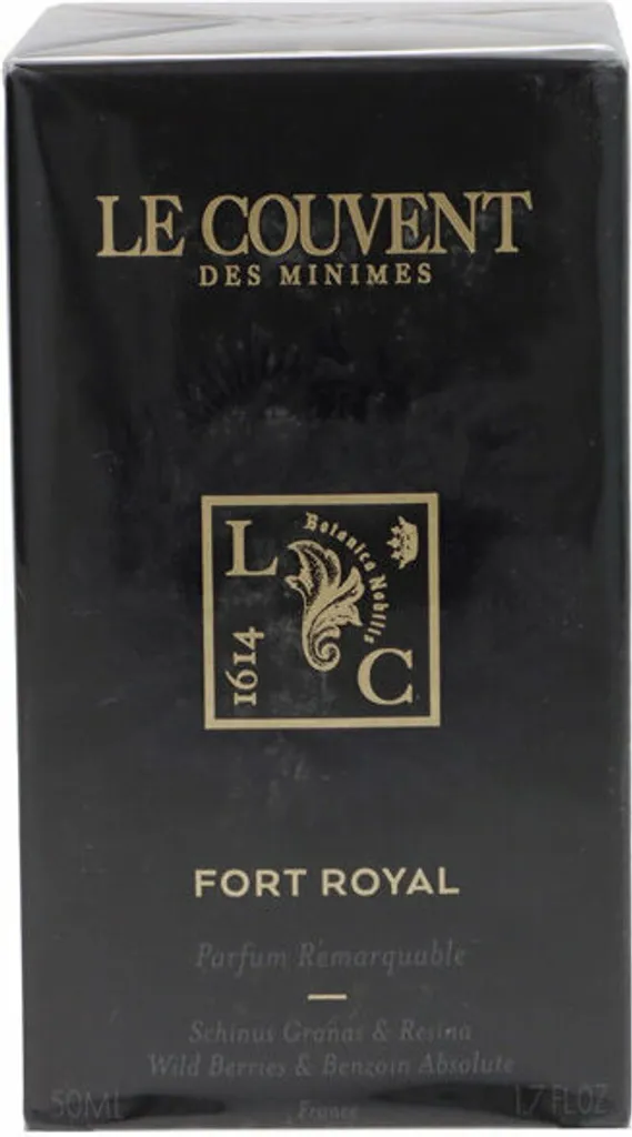 Eau de Parfum Fort Royal Le Couvent 50 ml - Parfum Vegan pour Homme Femme