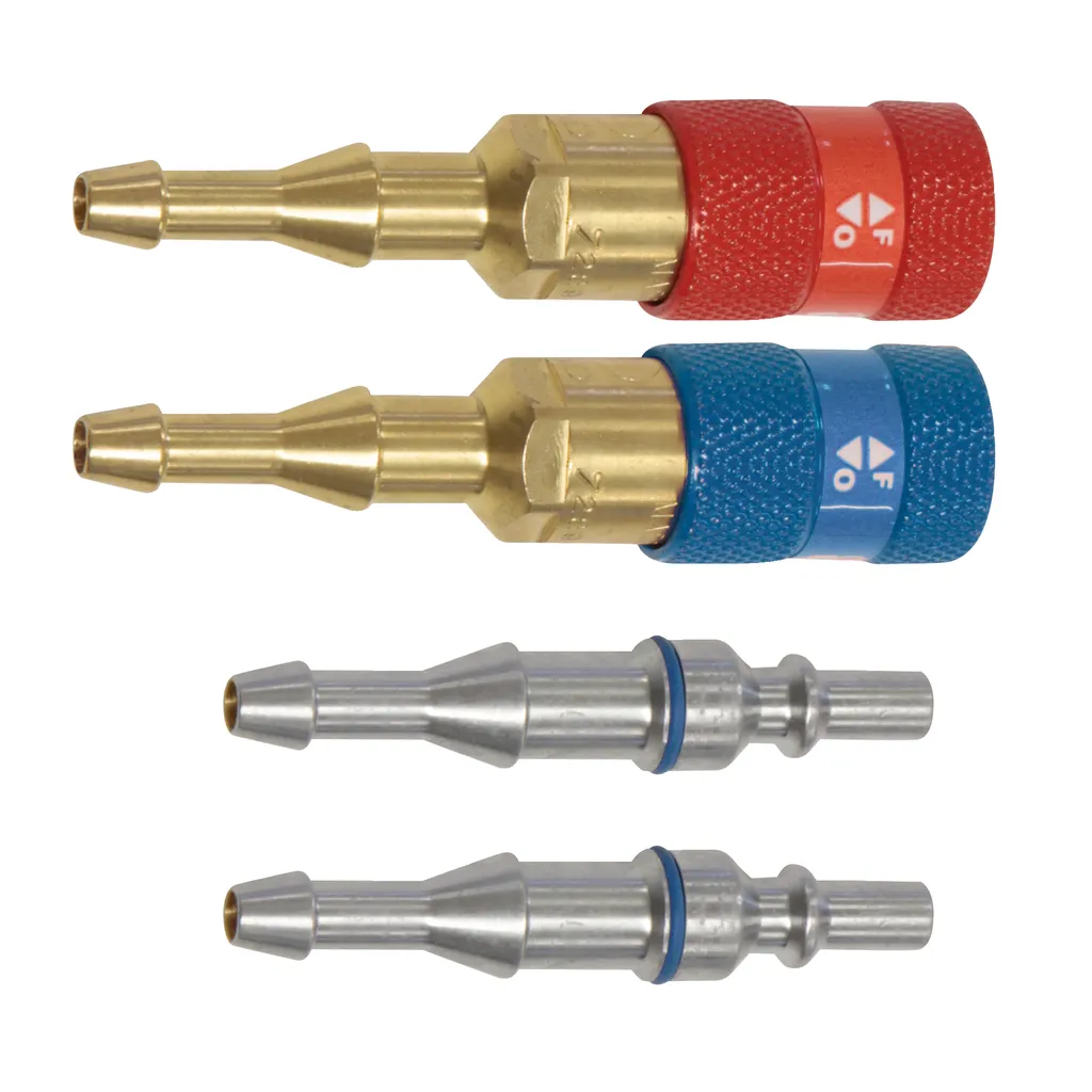 Pack GYS 039087 : Raccords gaz rapides pour tuyaux de soudage Ø 6.3 mm