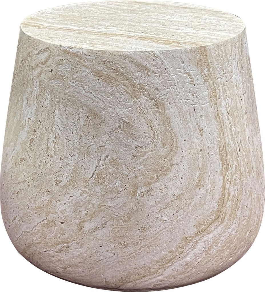 Gartentisch >Bonn< in Fibreclay, natur - 47,5x41x47,5 (BxHxT)