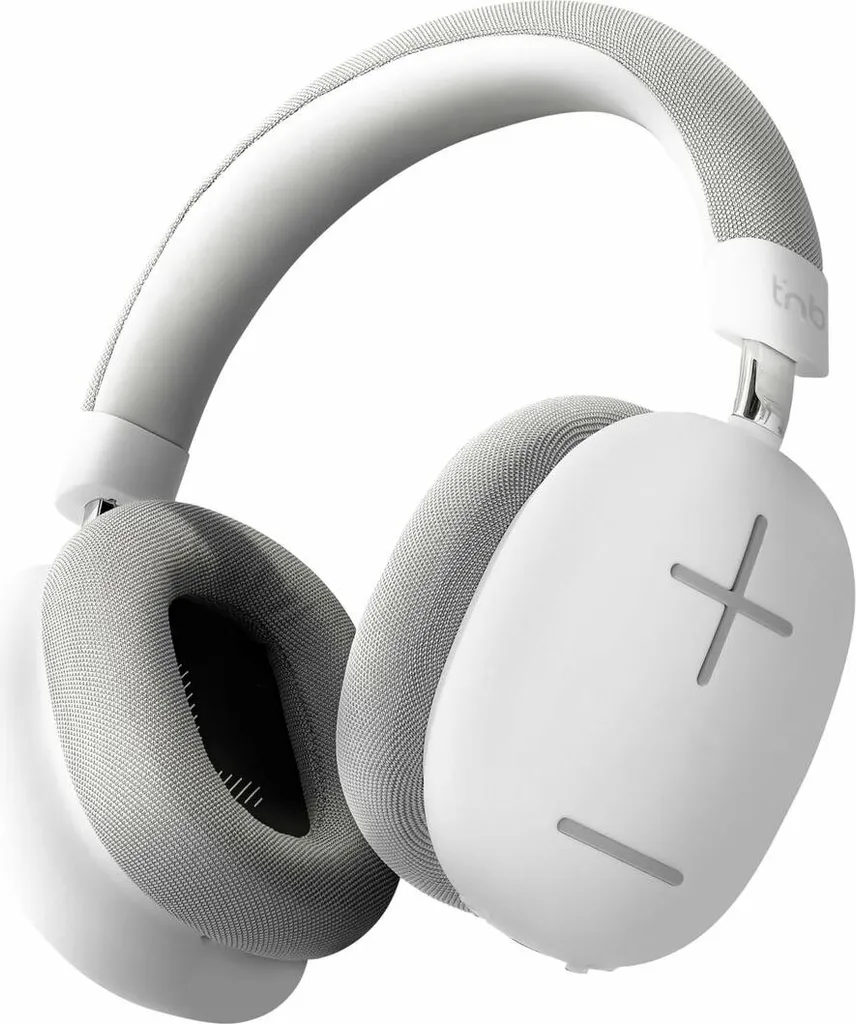 Casque Bluetooth T'NB Bounce Max Blanc - Audio Stéréo Circumaural 50h