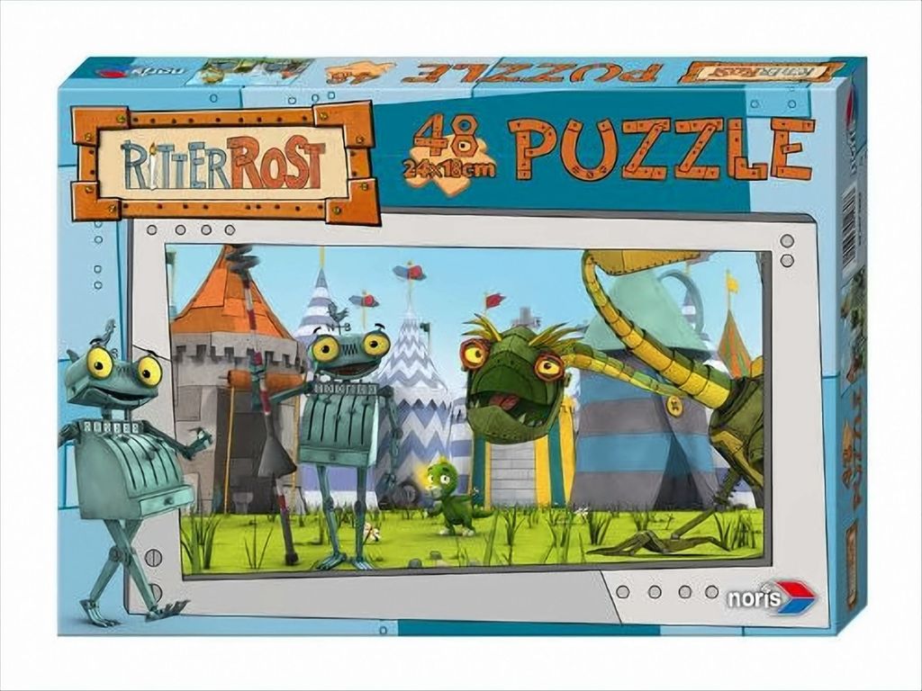 Noris Spiele 606031080 - Ritter Rost Puzzle - Heiße Brüder, 48 Teile