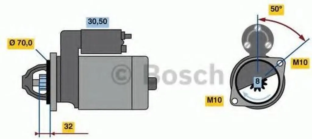 Réparez votre démarrage Suzuki Swift III avec le Bosch 0986023230