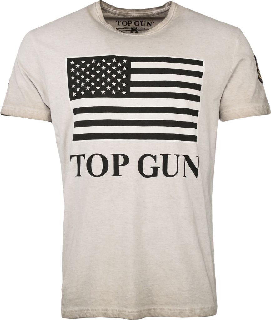 Top Gun T-Shirt Search TG20191024 Herren dark beige S