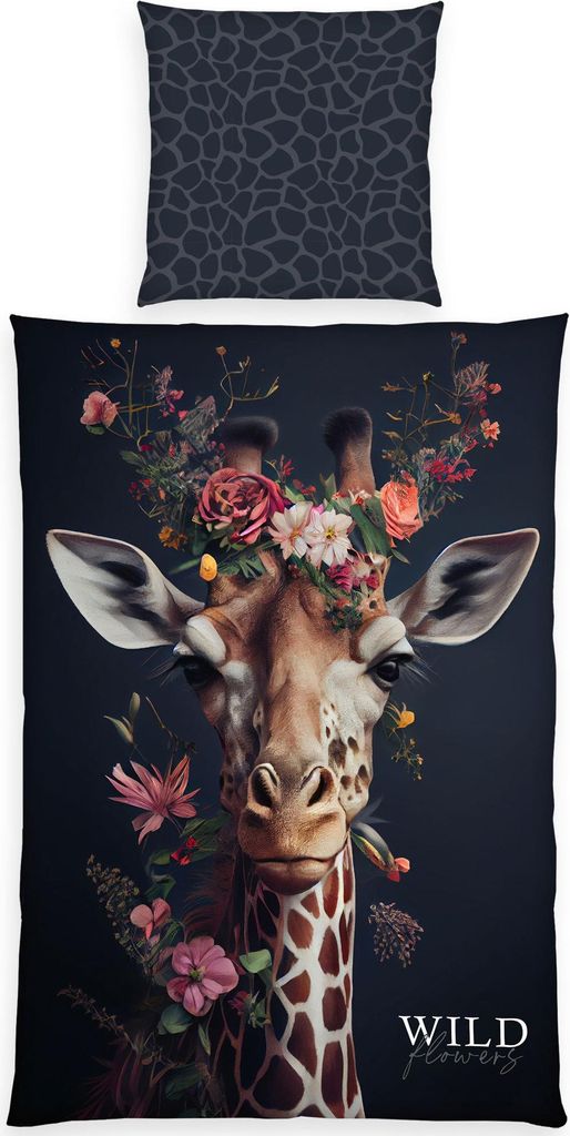 Herding Bettwäsche Wild Flowers" bunt 1x 135x200 cm + 1x Produktbild 
