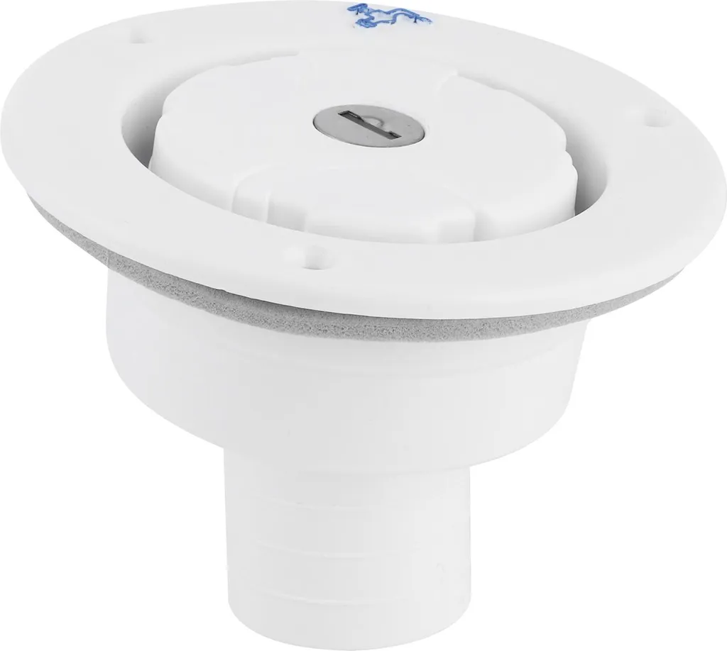Raccord de remplissage d'eau pour réservoir de yacht et caravane blanc