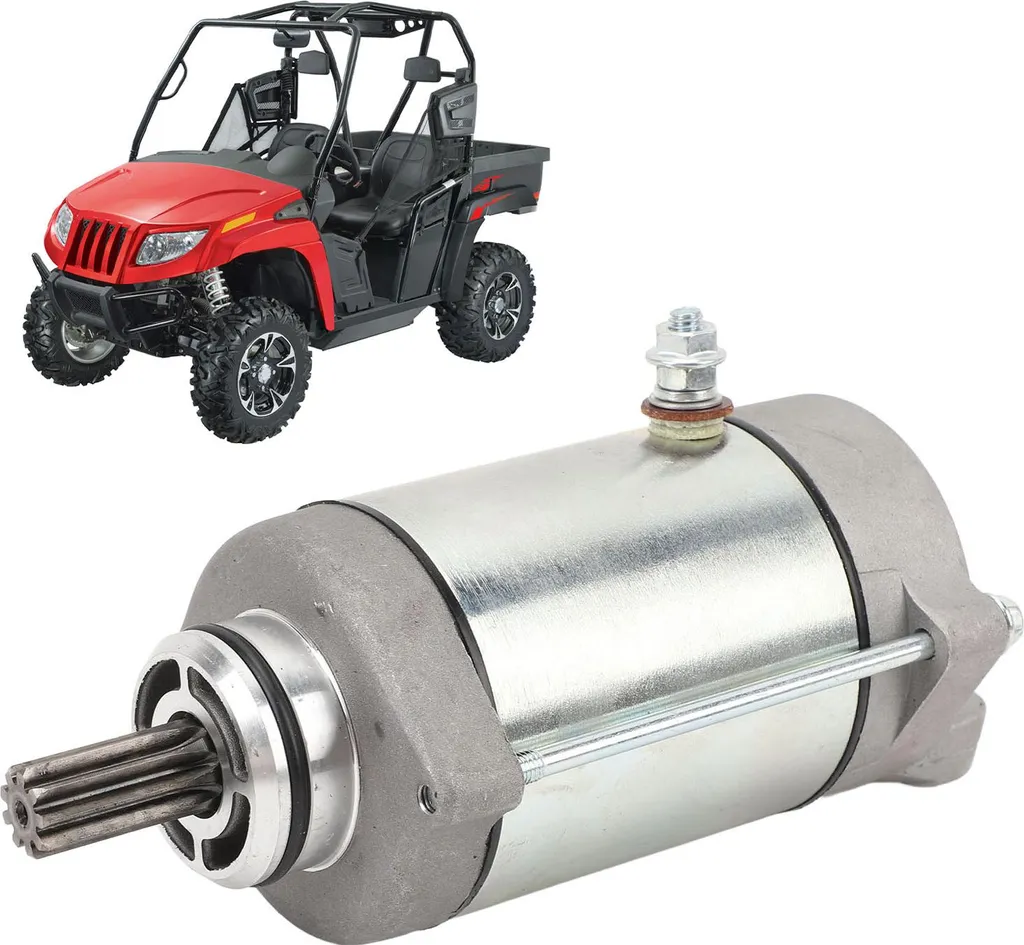 Démarreur électrique 9 dents en alliage pour quad Arctic Cat 1000