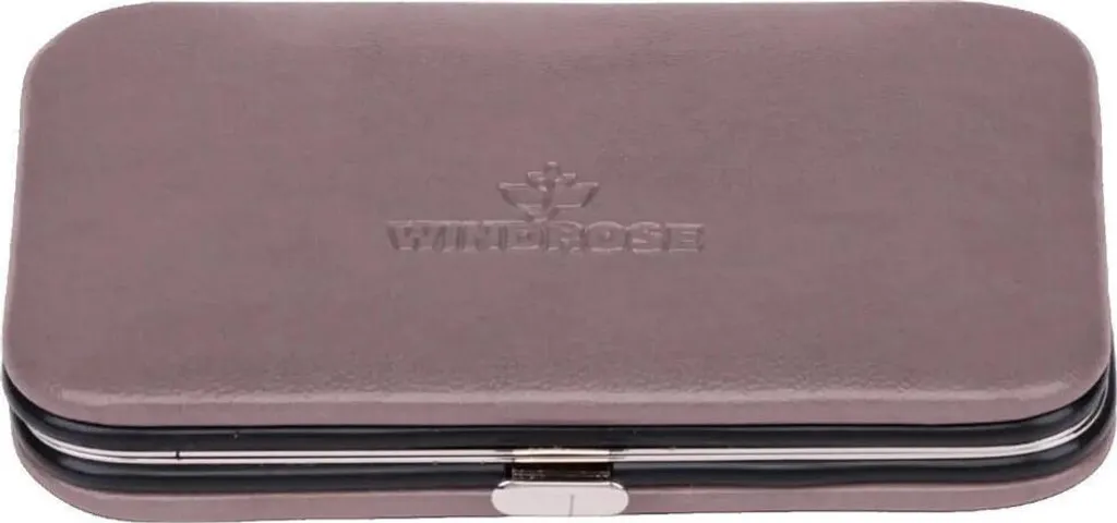 Set de manucure compact WINDROSE Merino Moda gris 5 pièces haute qualité - 5