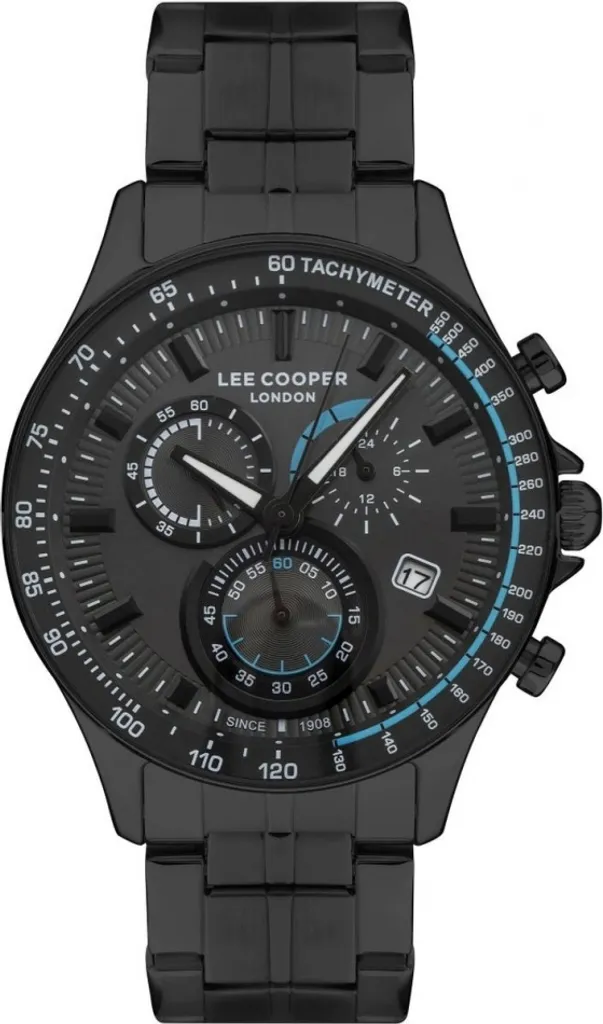Orologio da uomo LEE COOPER LC07403.660 in nero, pezzo di moda.