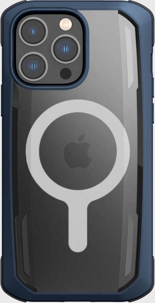 Raptic X-Doria Secure Case iPhone 14 Pro Max mit MagSafe Panzerhülle blau