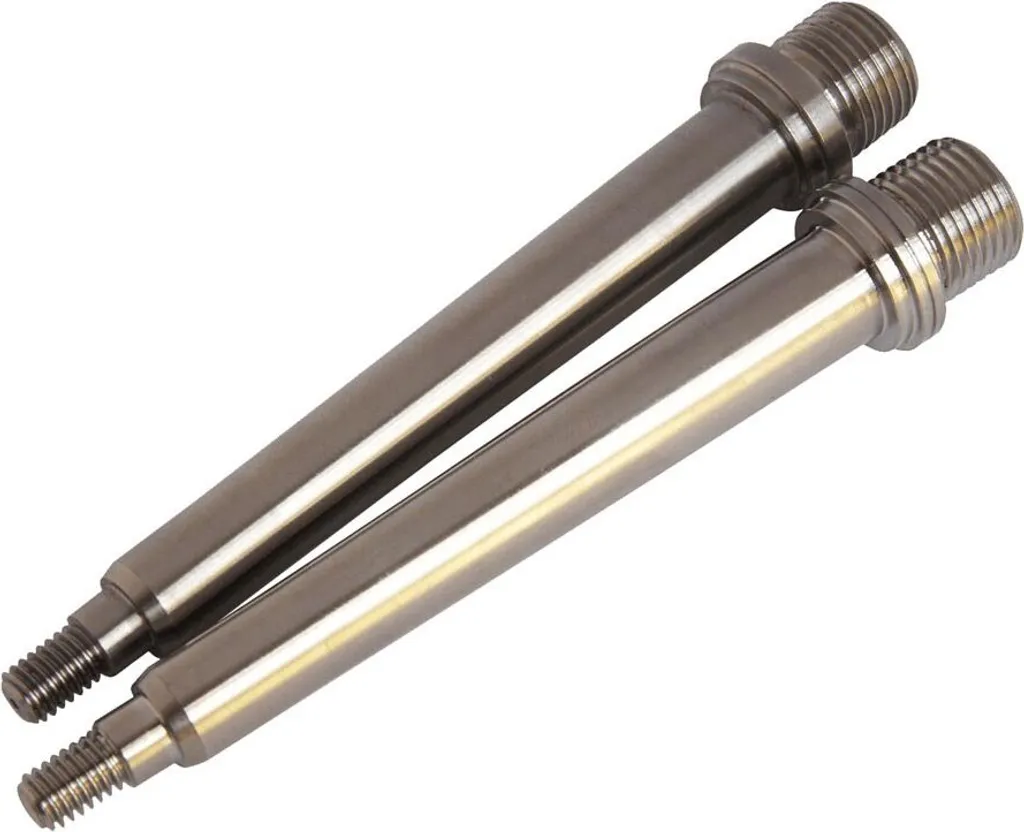 Axe de Pédale Acier Argent Burgtec Mk4 Penthouse - Résistance Maximale
