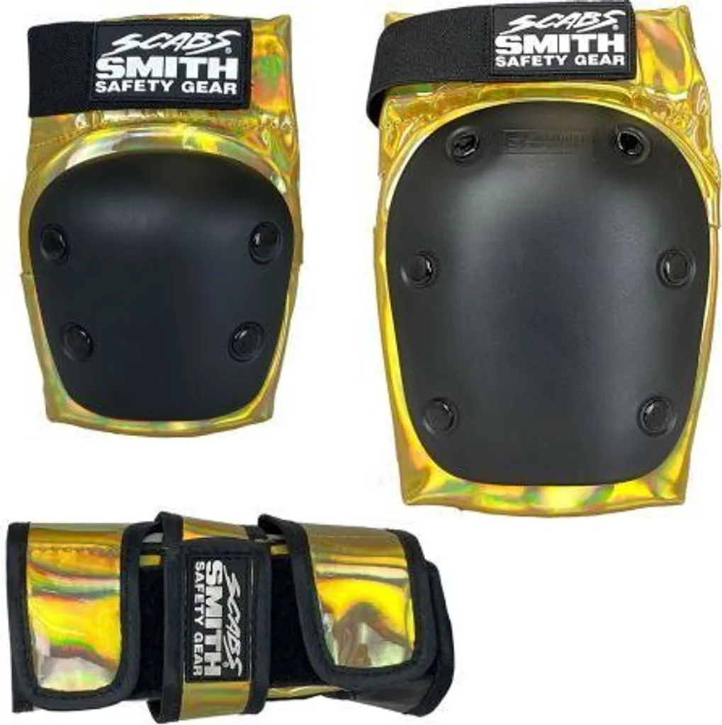 Protections Genoux Smith Scabs Roller et Skate - Coloris Or 14K - XL