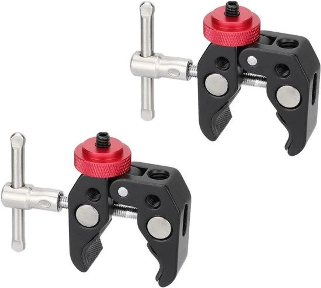 Lot de 2 Fixations Micro pour Vlogging et Studio - Pas de Vis 1/4"-20