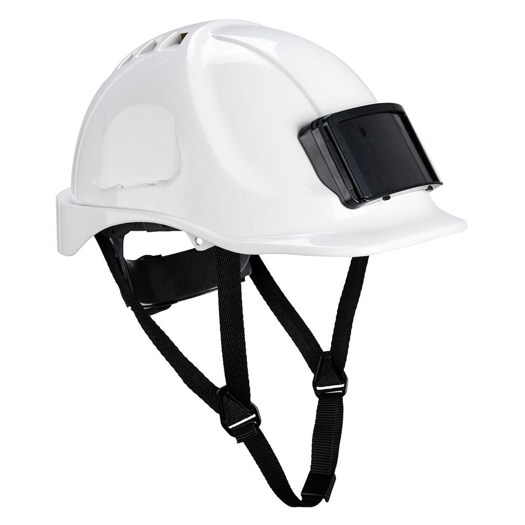 Casque porte badge jugulaire 4 point PB5 Blanc PORTWEST - Image du produit 