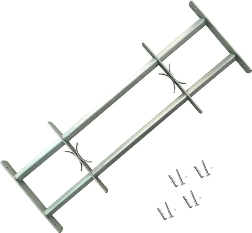Sécuriser Fenêtre de Garage et Maison Grille Ajustable 700-1050 mm