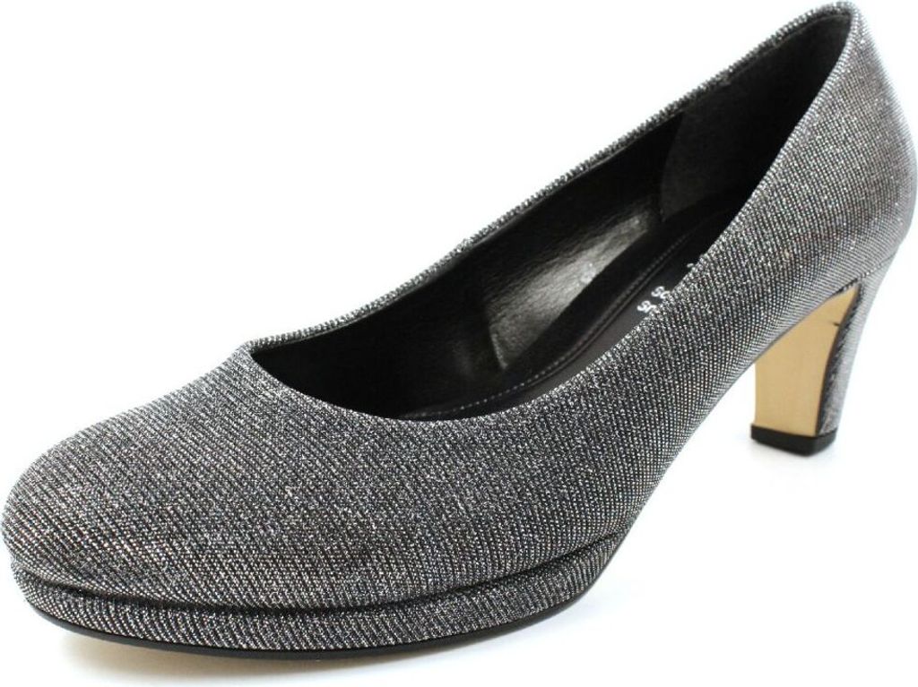 Gabor Damen Pumps, Trotteur bequem grau Gr. 51/2