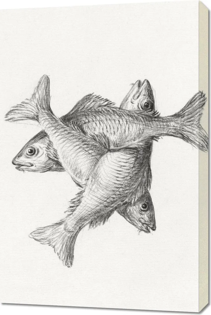 Tableau 60x90 Poissons Jean Bernard : Habillez vos Murs avec Style