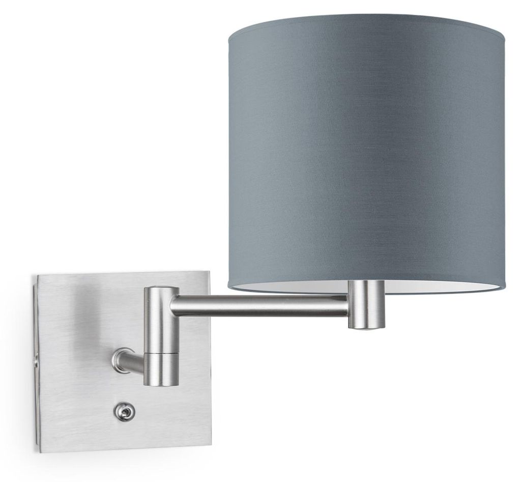 Home Sweet Home Wandleuchte - Swing, E27, grau Lampenschirm Produktbild 