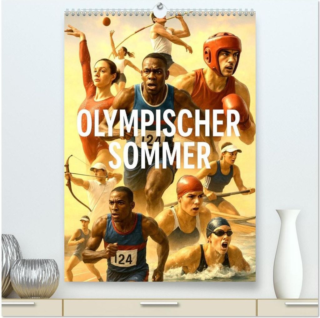 Olympischer Sommer (hochwertiger Premium Wandkalender 2026 DIN A2 hoch), Kunstdruck in Hochglanz