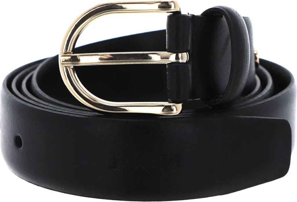 JOOP! Cintura Classic Donna Nero 3,0 CM - Must-Have Minimalista