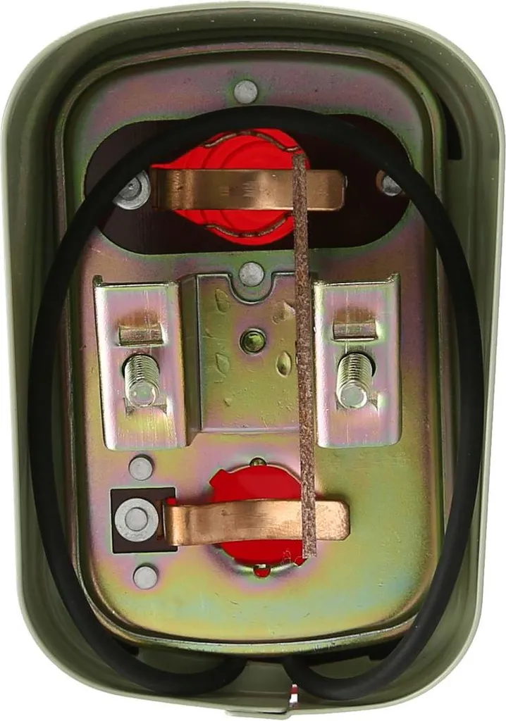 Feu arrière Angular rouge Simson SR4-4 Hawk avec cabochon renforcé 6V - 3