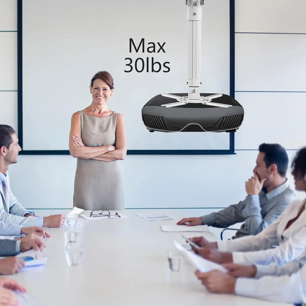 Fixation plafond vidéoprojecteur inclinable 90° et orientable 360° - 6