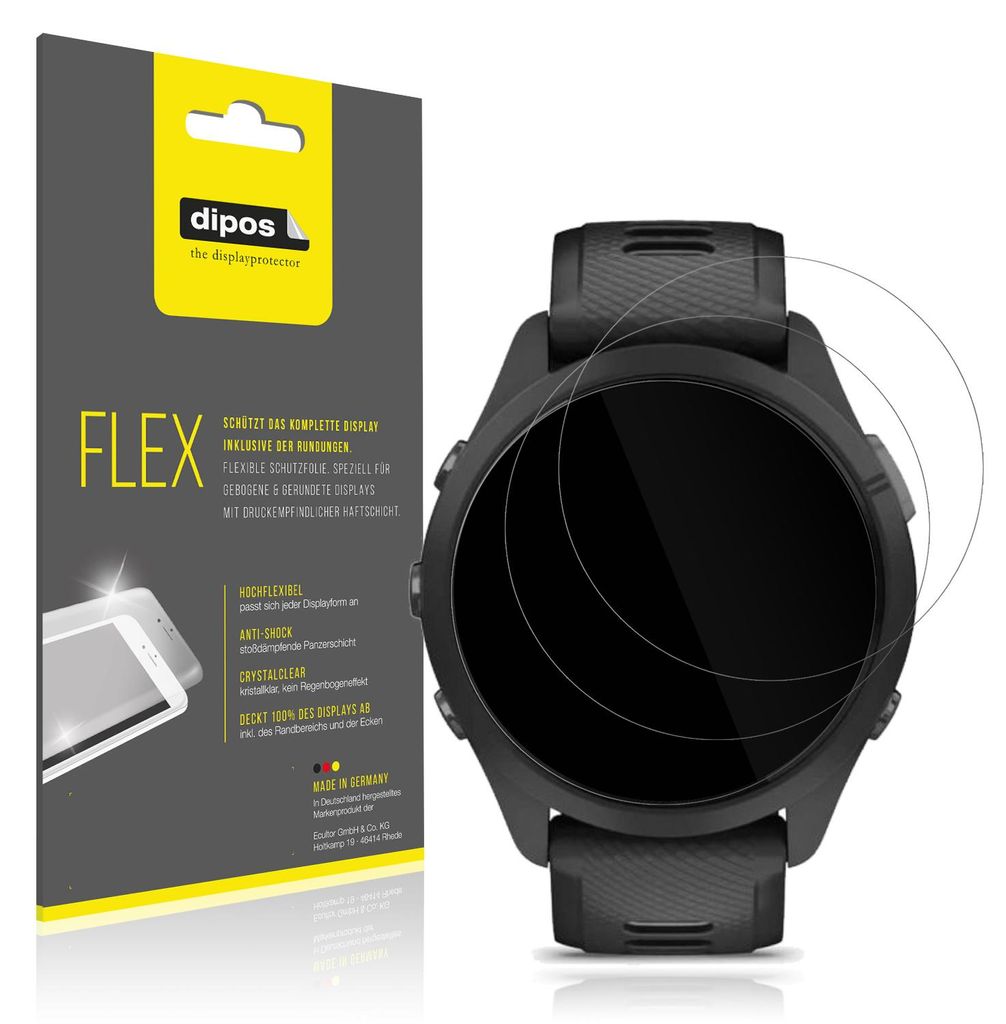 2x Schutzfolie für Garmin Forerunner 265s 42mm Folie, 100% Produktbild 