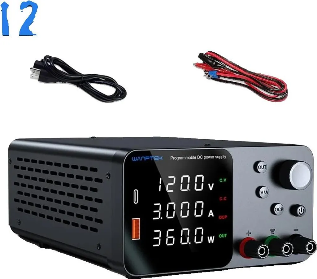 Alimentation de labo 120V 3A pour test électronique et prototypage