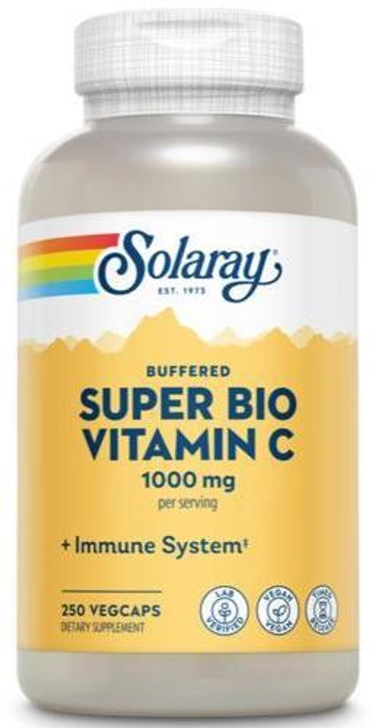 SuperC pufrovaný Tstr Solaray kapsle 250 kapslí Obrázek produktu 