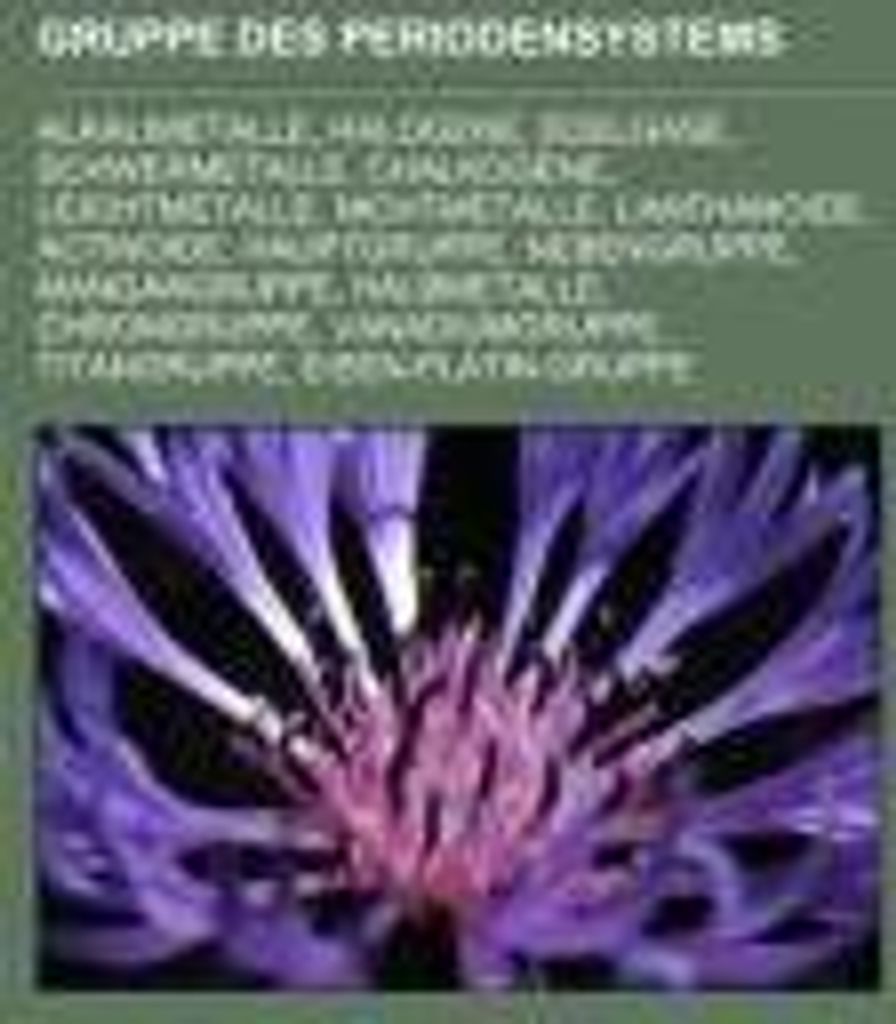 Gruppe des Periodensystems