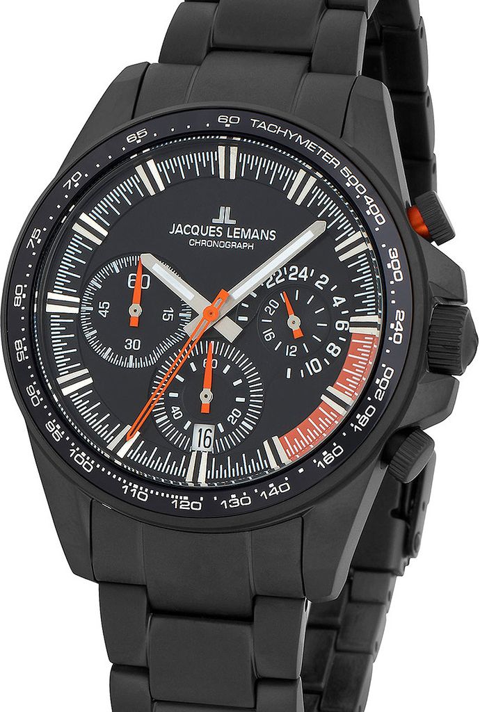 Jacques Lemans 1-2127H Liverpool Chronograph Herrenuhr 40mm 10ATM