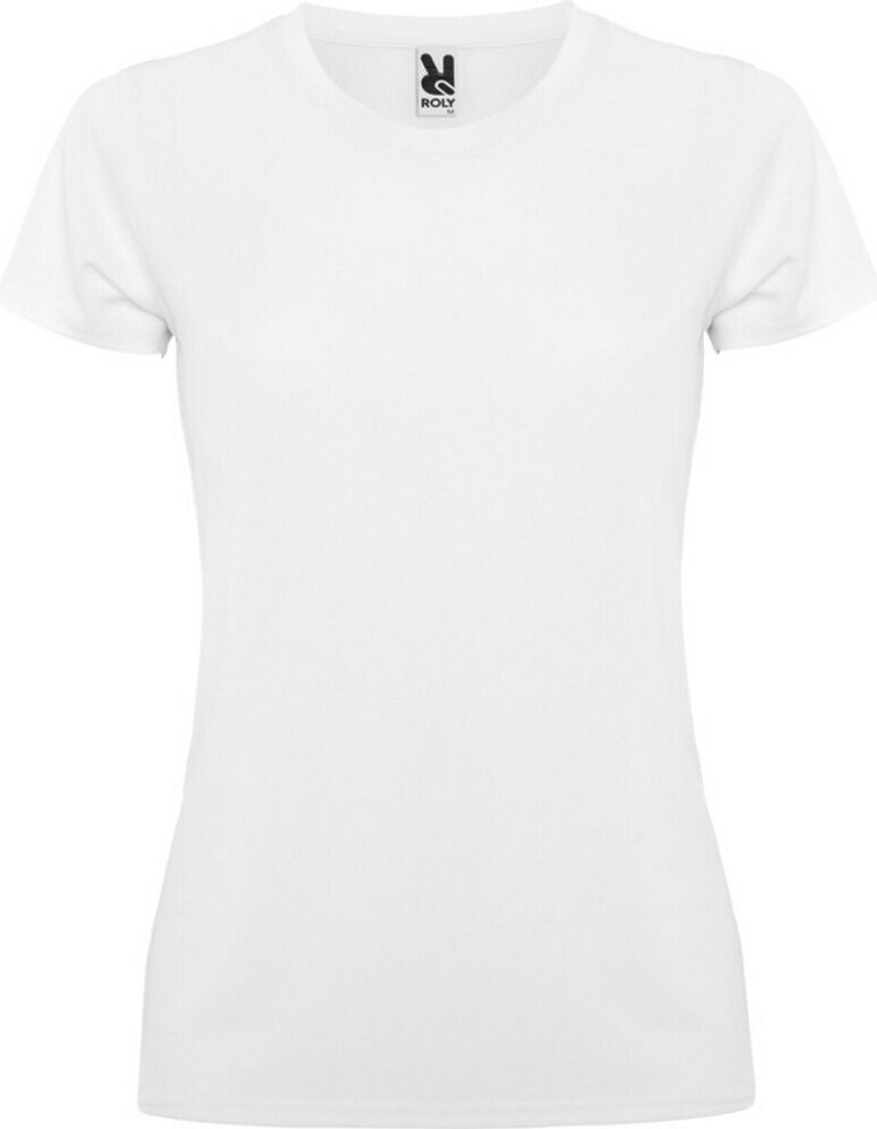 Roly - "Montecarlo" T-Shirt für Damen - Sport kurzärmlig PF4302 (XL) (Weiß)