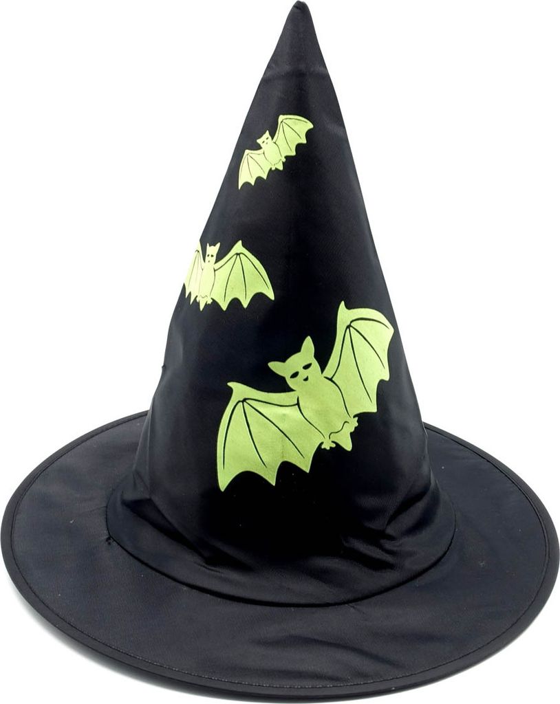 Kinder Halloween Hexen Hut (Motiv: Fledermaus) Produktbild 
