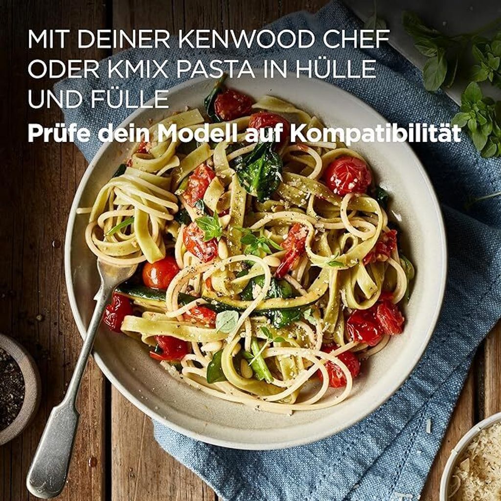3er Für Kenwood MAX980ME Pasta-Set, Lasagne-Roller, Produktbild 8