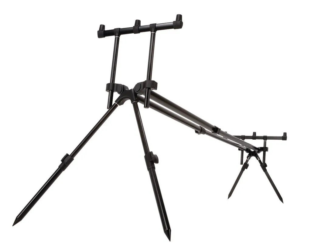 Kit Rod Pod de Pêche Complet avec Sac de Rangement pour 3 Cannes Carpe