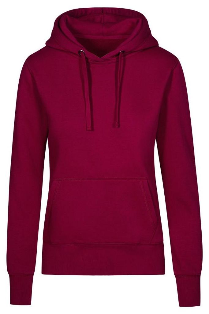X.O By Promodoro - Kapuzenpullover für Damen LT4969 (XS) (Beerenrot)