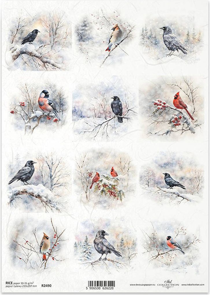 ITD Reispapier Decoupage Bastelpapier Produktbild 