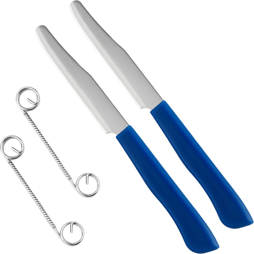 2-teiliger Obstschneider, effizientes Federdesign, einstellbare Schnittstärke, Obstschäler, Kartoffelschäler aus Edelstahl, ergonomischer Griff,...