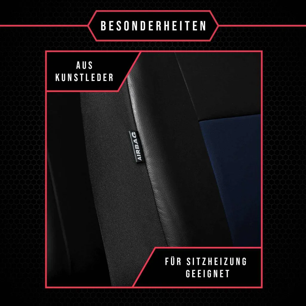 Coprisedili Sportivi per BMW Serie 2: Set Universale Anti-Usura - 3