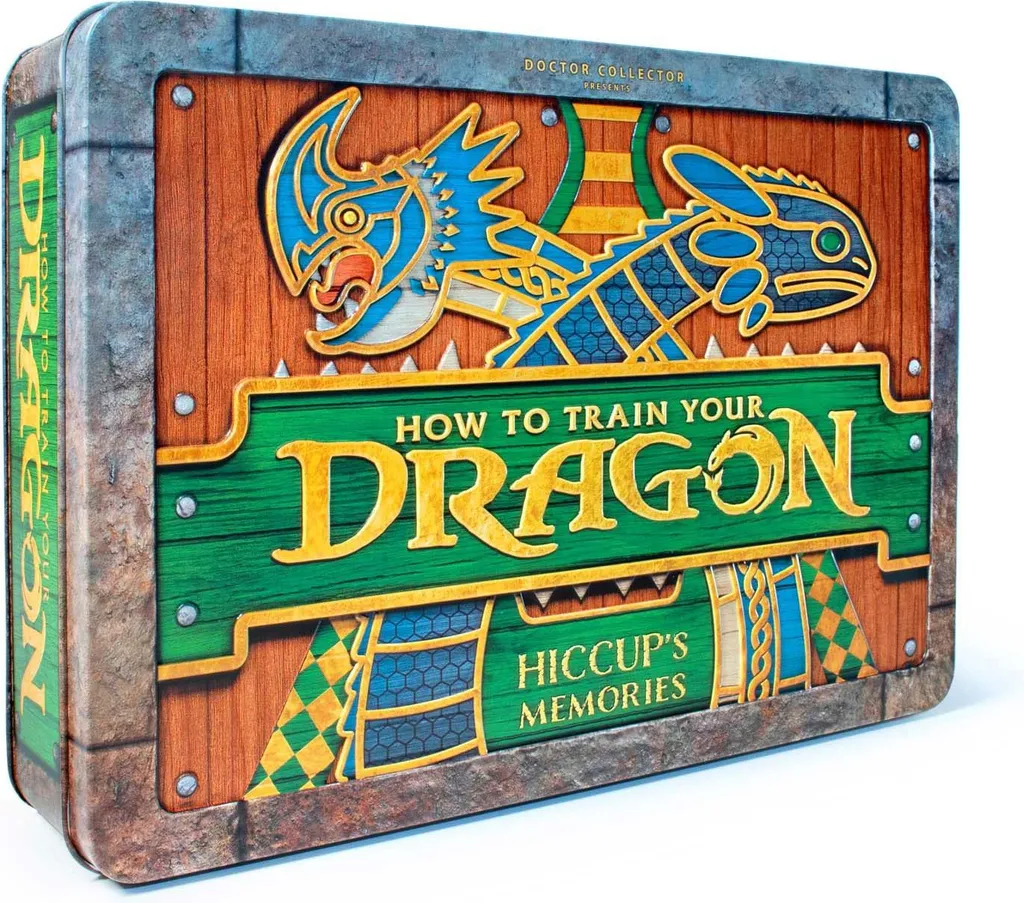 Kit souvenirs de Hiccup complet pour collectionneur de Dragons rare