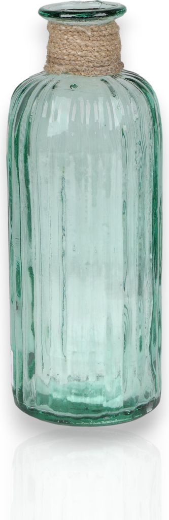 Flaschenvase SOPHIE aus recyceltem Glas, grün | Bottle Vase 1,5L