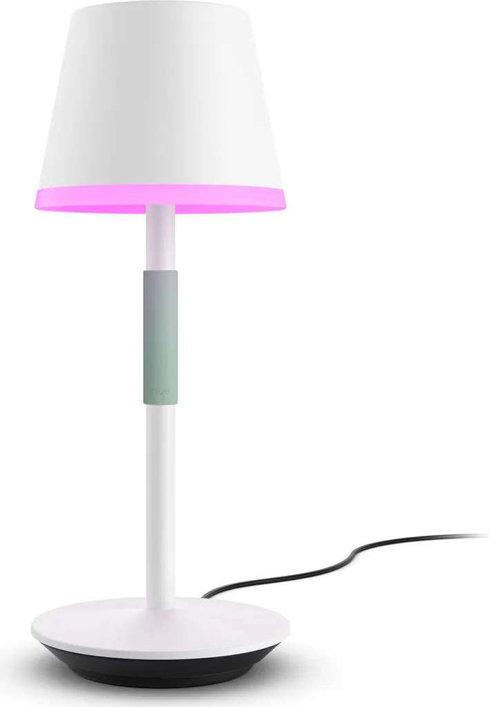 Lampe d'ambiance connectée Philips Hue Go pour Salon et Chambre Blanc