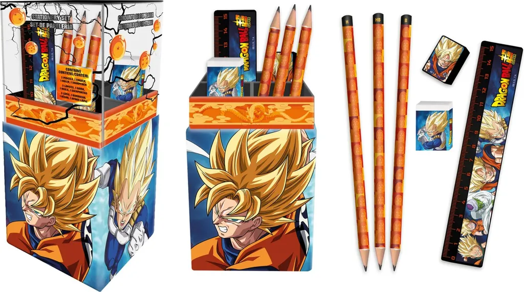 Set Cancelleria Dragon Ball per Bambini - Accessori Scuola Certificati