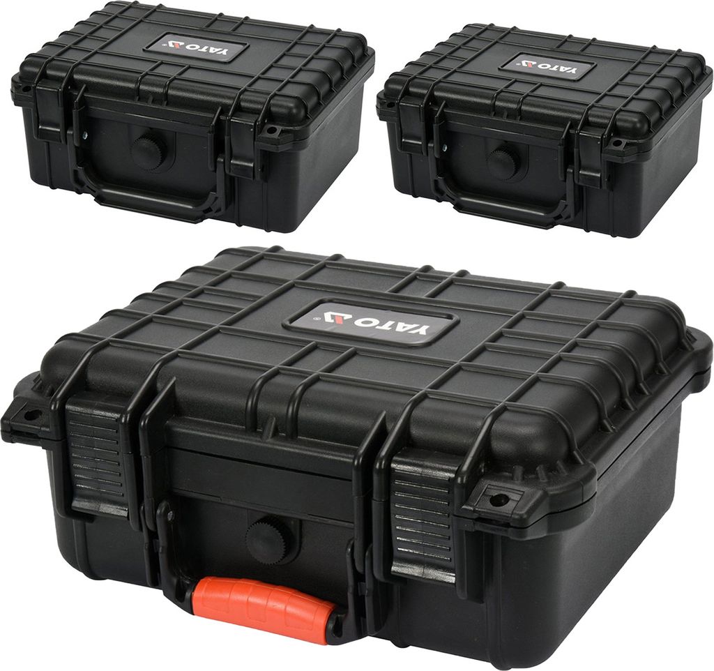 Werkzeugkoffer-Set 3 tlg. | Outdoor-Koffer | Foto-Koffer-Set | Kamerakoffer